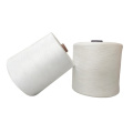 100% polyester ring spun yarn 40s2 raw white